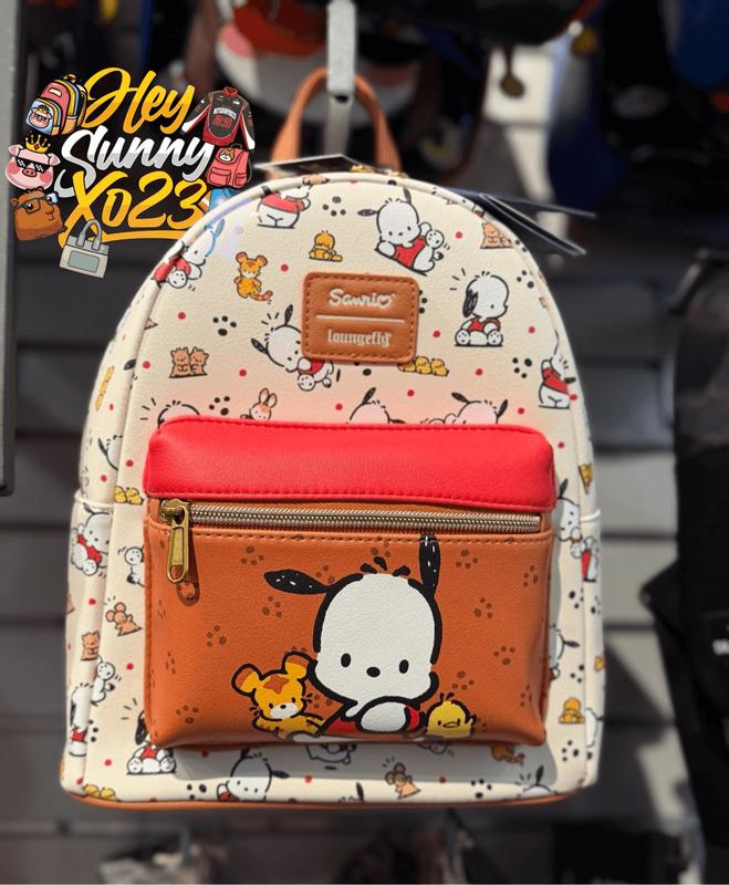Loungefly Pochacco & Friends Mini Backpack Hello Kitty Sanrio All Over Print NWT Loungefly Sanrio Pochacco Mini Backpack NEW with Tags | eBay main image 2