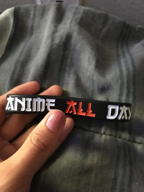 Anime All Day Rubber Bracelet
