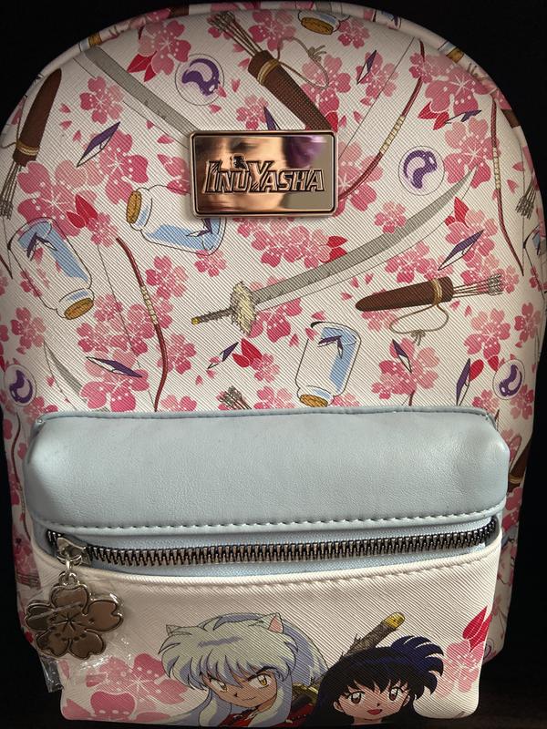 InuYasha Cherry Blossoms & Items Mini Backpack | Hot Topic