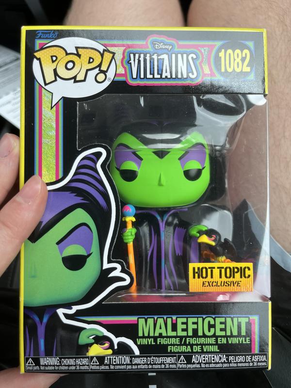 Figurine Pop Disney Villains #1082 pas cher : Maléfique - Black Light