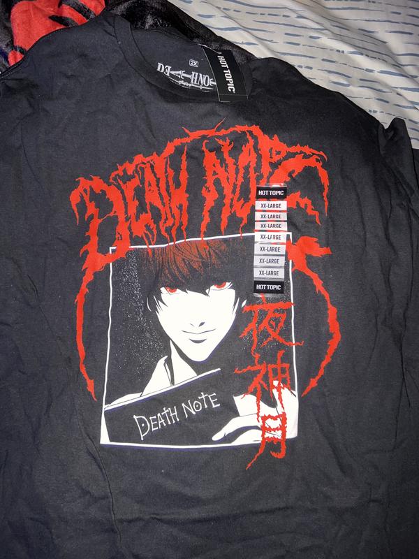 Death Note Light Metal T-Shirt | Hot Topic