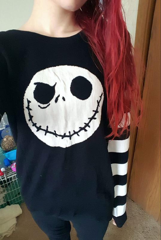 Hot topic jack skellington sweater sale