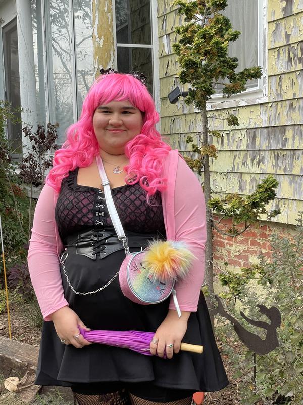 Black Chains & Clips Skater Skirt Plus Size | Hot Topic