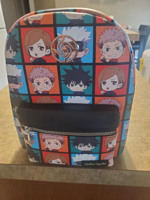 Jujutsu Kaisen Chibi Character Grid Mini Backpack hot topic anime