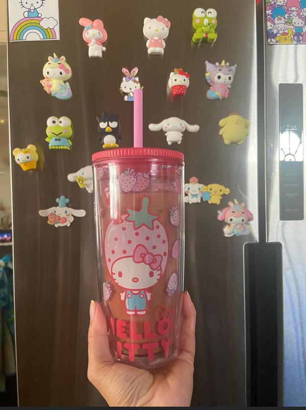 Sanrio Hello Kitty Dome Tumbler With Lollipops. NWT