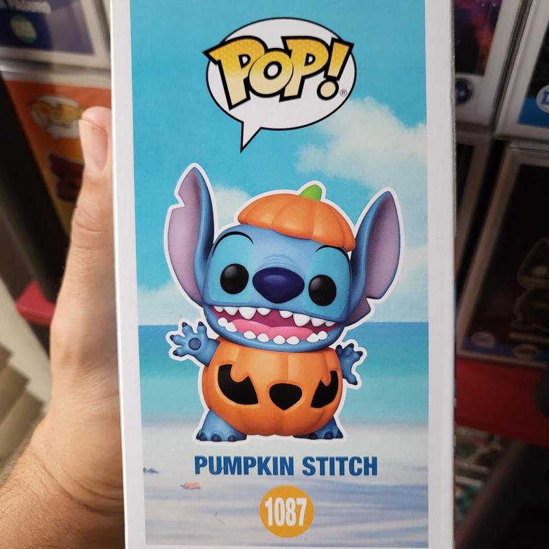 Disney Lilo & Stitch Pop! Pumpkin Stitch Vinyl Figure Hot Topic Exclusive