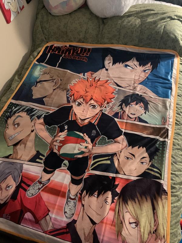 Haikyu 2nd Season Character Panel Throw Blanket Hot Topic