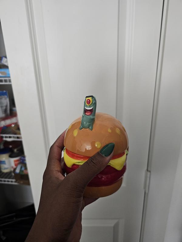 SpongeBob SquarePants Plankton Krabby Patty Figural Mug With Lid