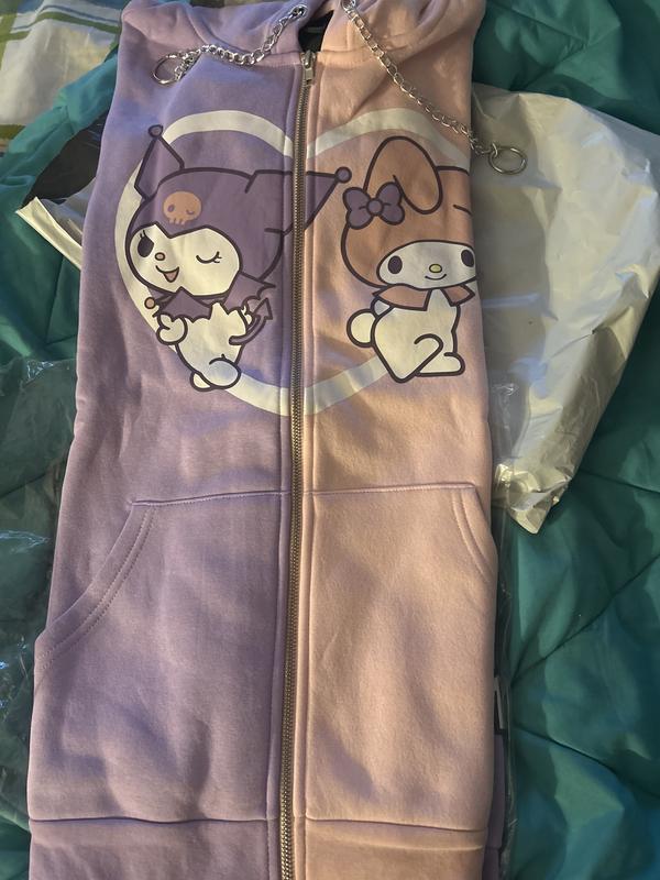 My Melody & Kuromi buy Pastel Split Girls Hoodie sz SM