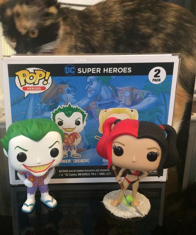Funko Pop! FK14238 Heroes The Joker [Beach] & Harley Quinn 2 Pack