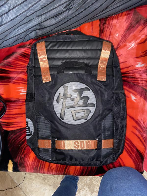 Bioworld Dragon Ball Z Backpack Goku Fighting Stance Backpack Laptop School  Travel Backpack