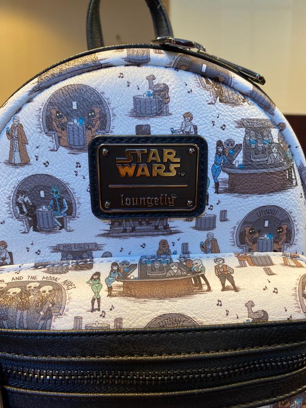 Loungefly Star Wars Mos Eisley Cantina Mini Backpack New  display picture 1