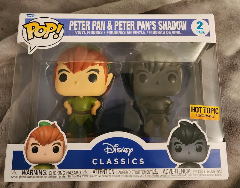 Funko Disney Peter Pan Pop! Peter And Shadow Vinyl Figure Set Hot Topic  Exclusive