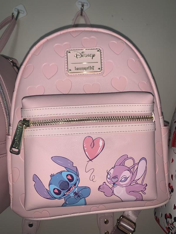 Loungefly Disney Stitch Holiday Snow Angel Glitter Mini Backpack – Forever  PB & J