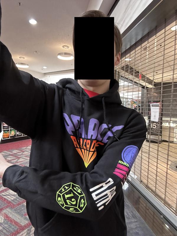 Palace store arcade hoodie