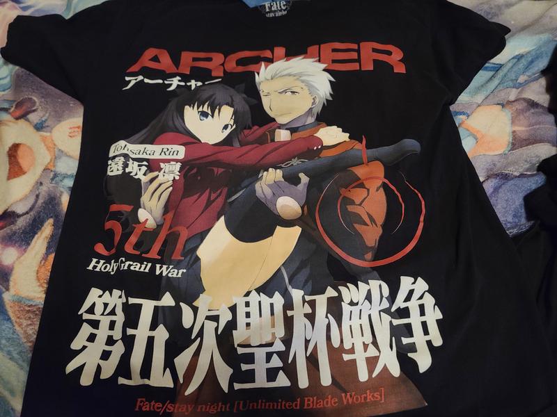 希少 Fate stay night UBW フェイト アニメ Tシャツ Fate/stay night [UBW]遠坂凛フルグラフィックTシャツ [Fate/stay