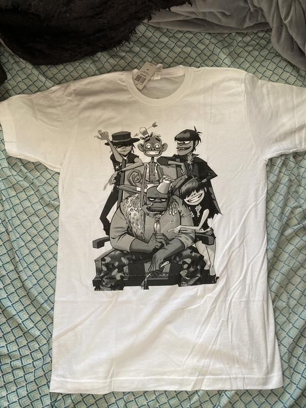 Gorillaz Black & White Group Photo T-Shirt | Hot Topic