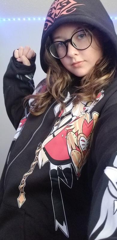 Hazbin Hotel Vaggie & Charlie Girls Oversized Hoodie | Hot Topic