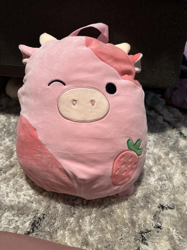 Squishmallows™ 12'' Pink Cow Plush Toy Backpack