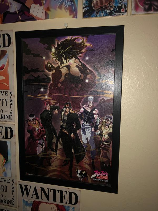 JoJo's Bizarre Adventure: Stardust Crusaders Group Framed Poster