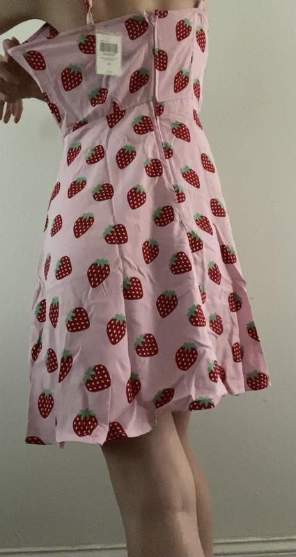 Forever 21 strawberry dress best sale