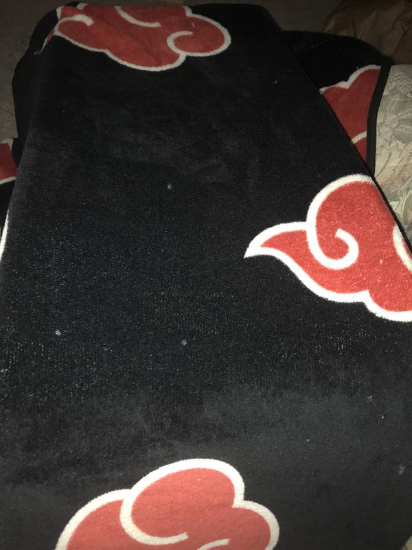 Naruto Shippuden Akatsuki Cloud Throw Blanket Hot Topic