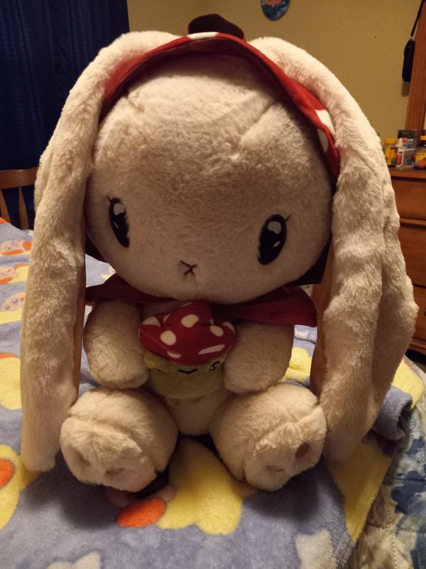 Bunny Mushroom Plush Backpack Bunny Mushroom Plush Backpack | Hot Topic main image 2