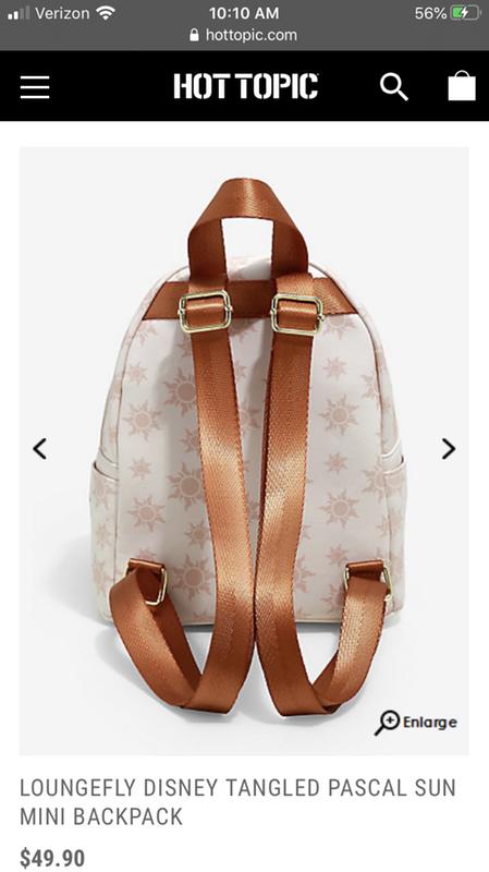 Hot topic tangled discount backpack