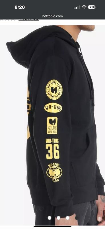 Wu tang hot sale zip hoodie