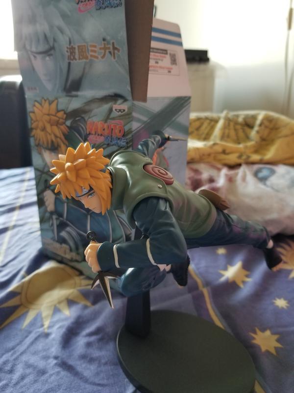 FIGURE NARUTO SHIPPUDEN - MINATO NAMIKAZE - QUARTO HOKAGE - VIBRATION STARS  REF.: 18444/28505 - BANDAI BANPRESTO