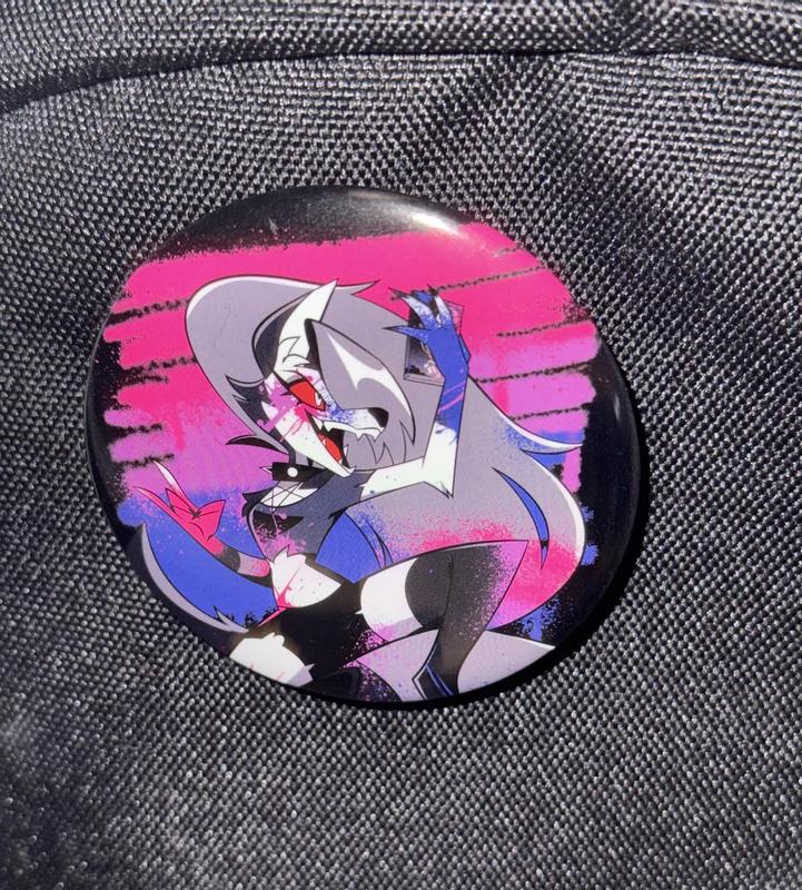 Helluva Boss Loona Pride Button Hot Topic Exclusive | Hot Topic