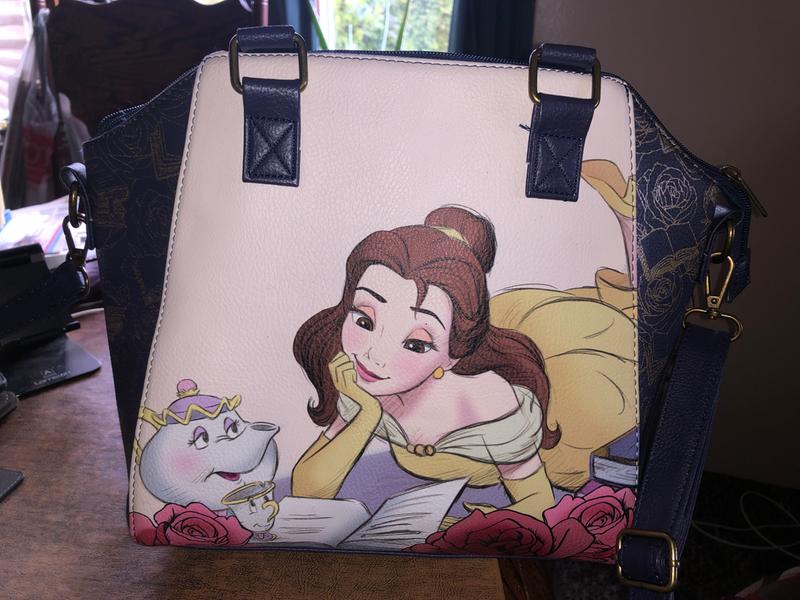 Loungefly disney beauty and the beast belle reading satchel hotsell