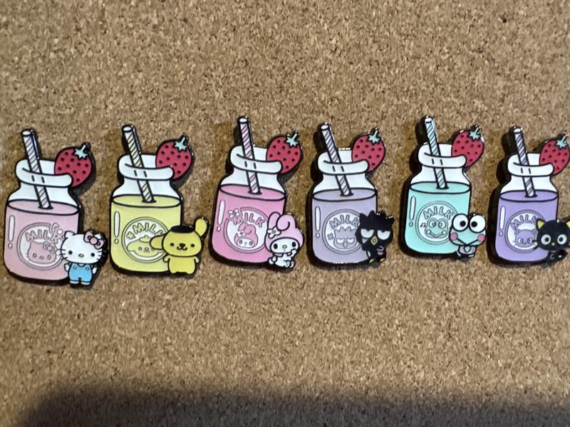 Hot Topic Loungefly Hello Kitty and Friends Boba Blind Box Enamel Pin