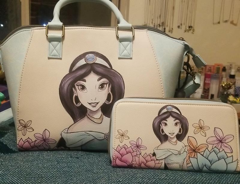 Loungefly Disney Aladdin Jasmine Sketch Zip Wallet