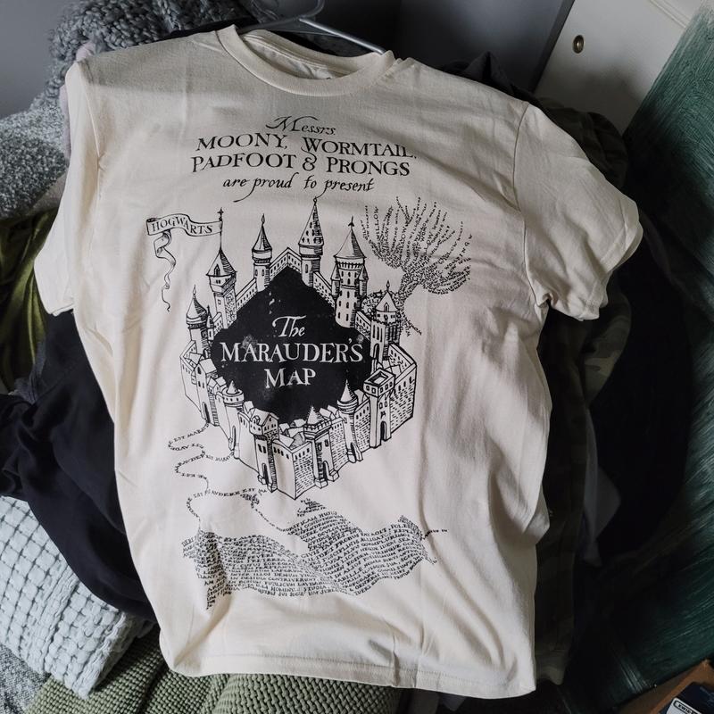 Harry Potter Marauders Map Ladies/Jr Sweatshirt Sz.Lg