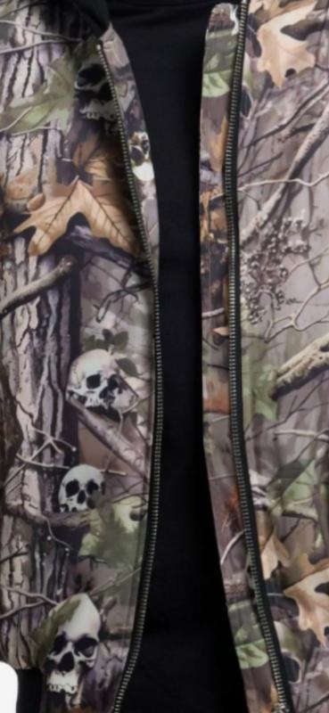 Skull Camouflage Hooded Bomber Jacket | Hot Topic