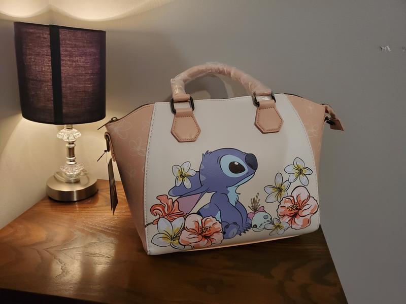 Loungefly disney lilo & stitch flowers satchel bag hot sale