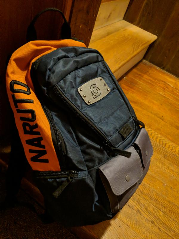 Hot Topic Naruto Shippuden Kakashi Built-Up Backpack