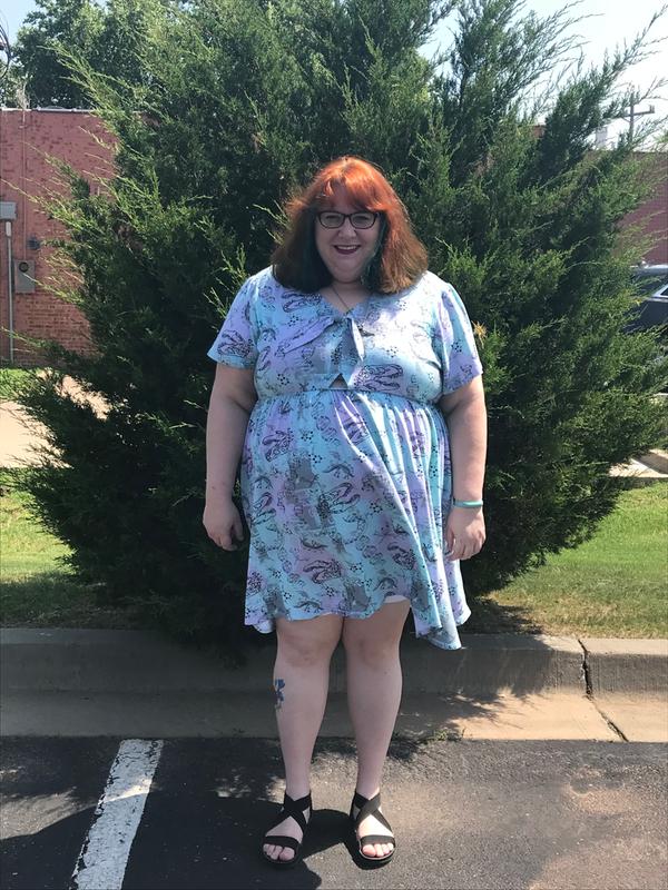 Plus size dinosaur clearance dress