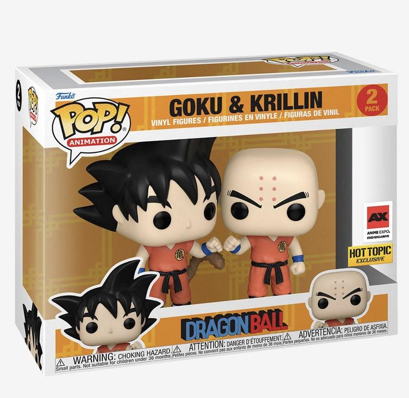 Funko Dragon Ball Z Pop! Animation Goku & Krillin Vinyl Figure Set