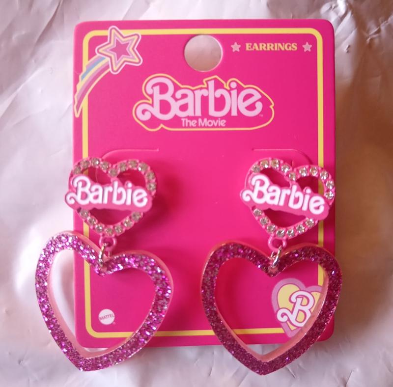 Fashion Barbies Earring Studs Hot Pink Acrylic Glitter B Letter Cute Kawaii  Anime Drop Earrings Love Girls Street Party Jewelry Accessories For Women  Gifts From Yambags, $11.95