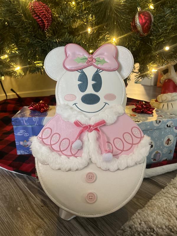 Disney Loungefly Minnie Snowman Holiday outlet Christmas Backpack