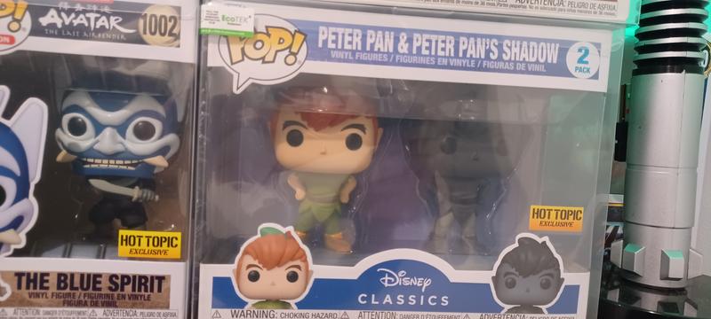 Funko Pop Peter Pan & Peter Pan's Shadow (2 pack) - Classics - Hot Topic //  Just One Pop Showcase 