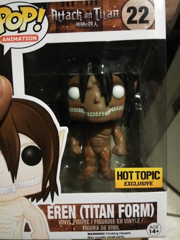 Funko Pop Box Attack on Titan spécial édition : : Jeux et