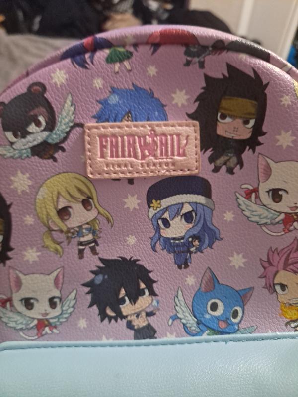 Fairy Tail Happy Mini Backpack Hot Topic Fish Blue White NEW Anime Final  Season