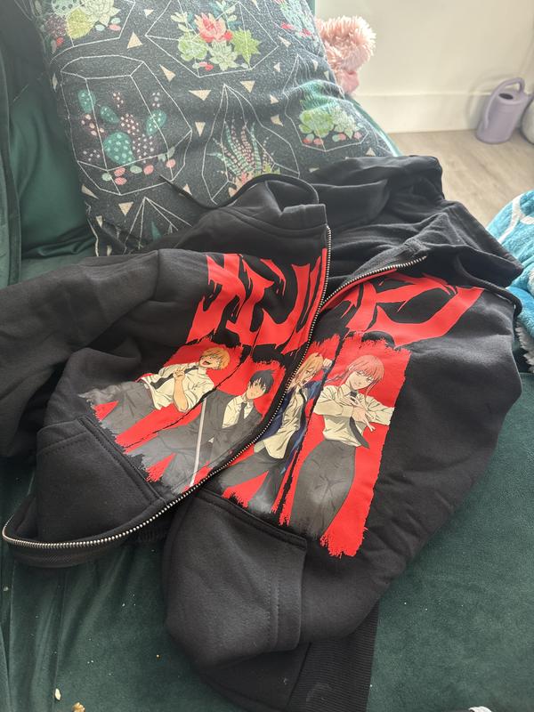 Chainsaw Man Red Group Panels Hoodie | Hot Topic