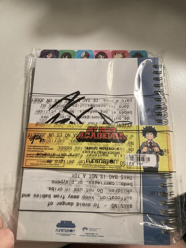 My Hero Academia Tabbed Journal