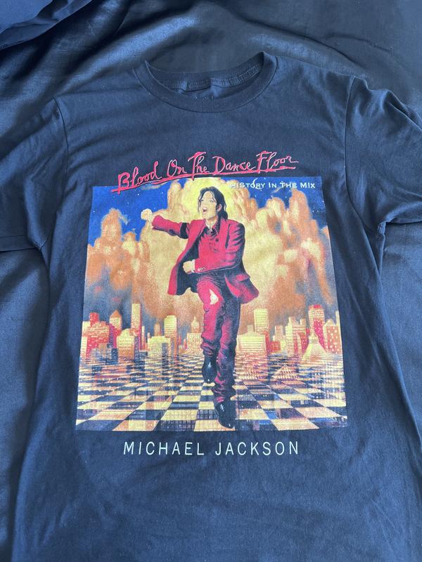 Michael Jackson Blood On The Dance Floor Boyfriend Fit Girls T