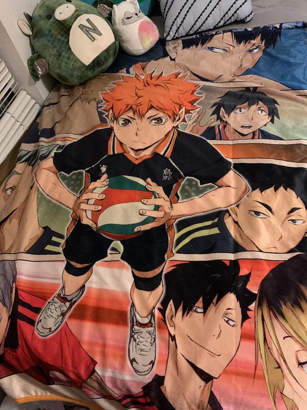 Haikyu 2nd Season Character Panel Throw Blanket Hot Topic