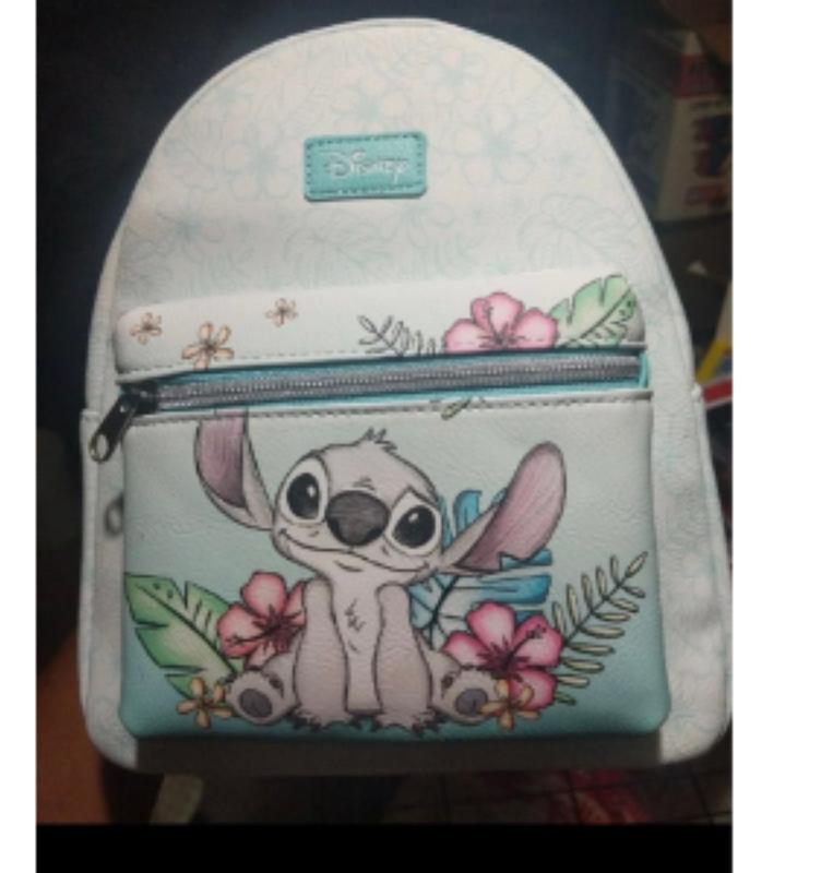 Loungefly Disney Lilo & Stitch Hibiscus Sketch Mini Backpack  display picture 3